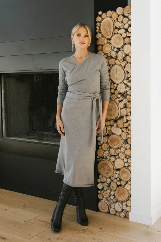 Adelle Wrap Maxi Dress - FINAL SALE