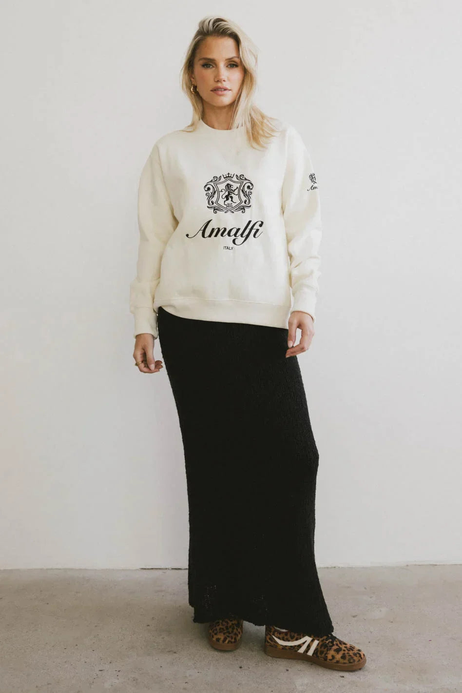 Charlotte Knit Skirt in Black - FINAL SALE