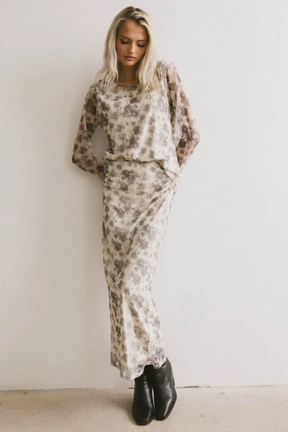 Kenna Mesh Maxi Skirt - FINAL SALE