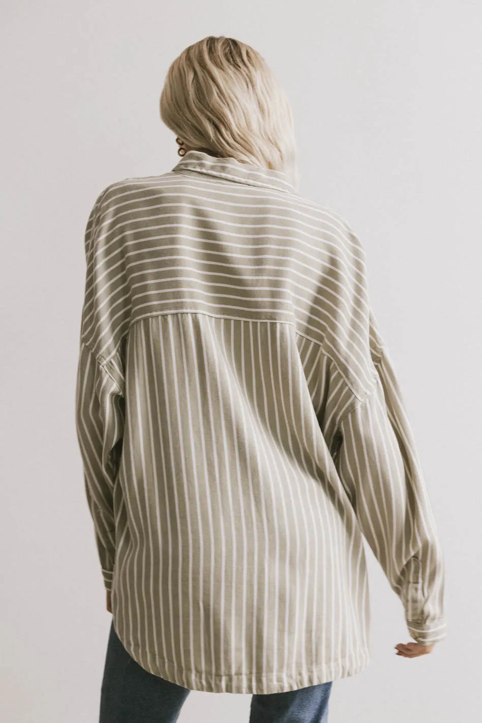 Ezti Striped Button Up - FINAL SALE