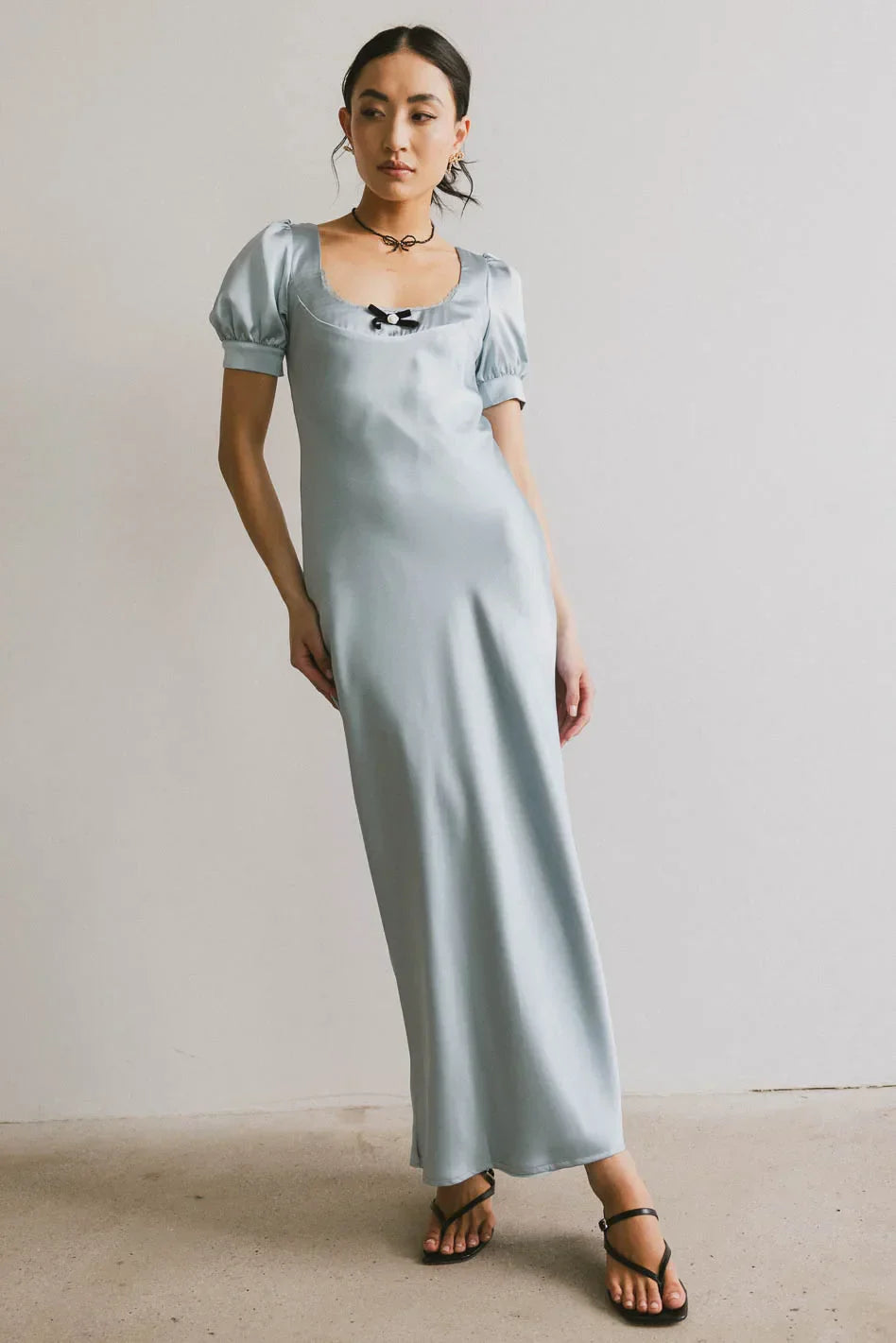 Birdie Satin Maxi Dress - FINAL SALE