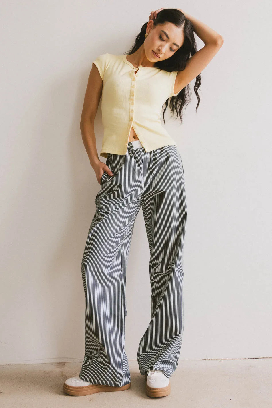 Marline Striped Boxer Pants - FINAL SALE