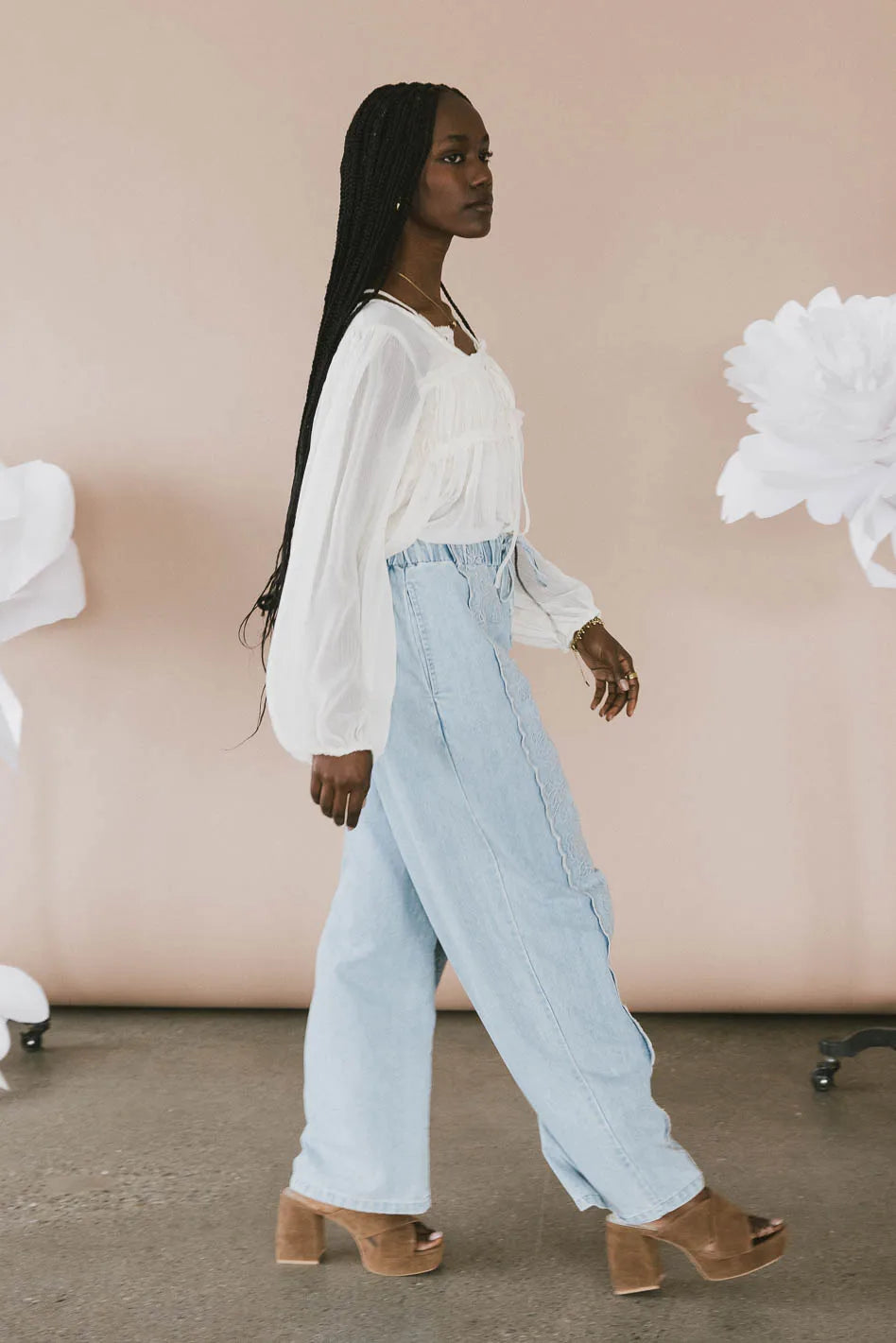Callie Denim Pants - FINAL SALE