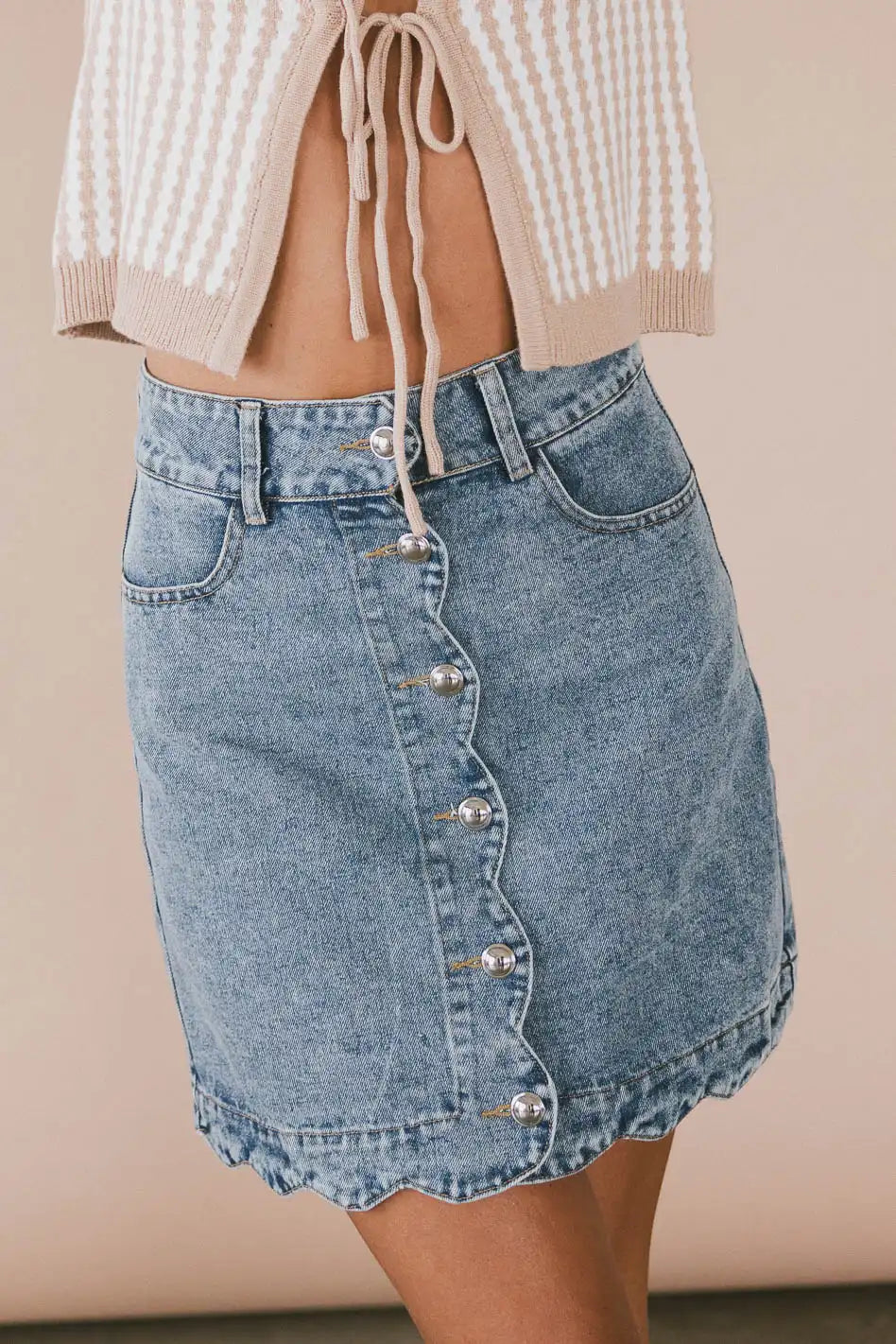 Kalista Denim Mini Skirt - FINAL SALE
