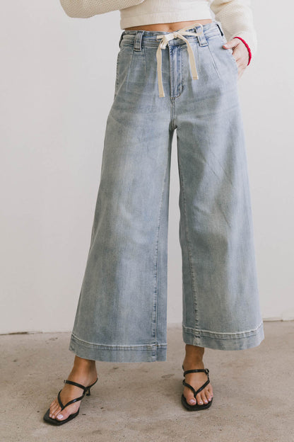 Pablo Wide Leg Denim Pants - FINAL SALE