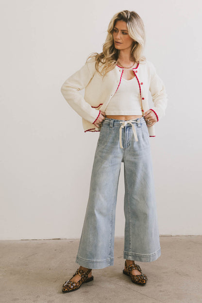 Pablo Wide Leg Denim Pants - FINAL SALE