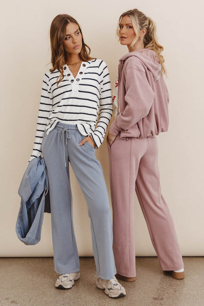 Balance Wide Leg Pants in Blue - FINAL SALE