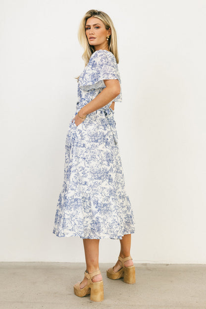 Theresa Floral Midi Dress - FINAL SALE