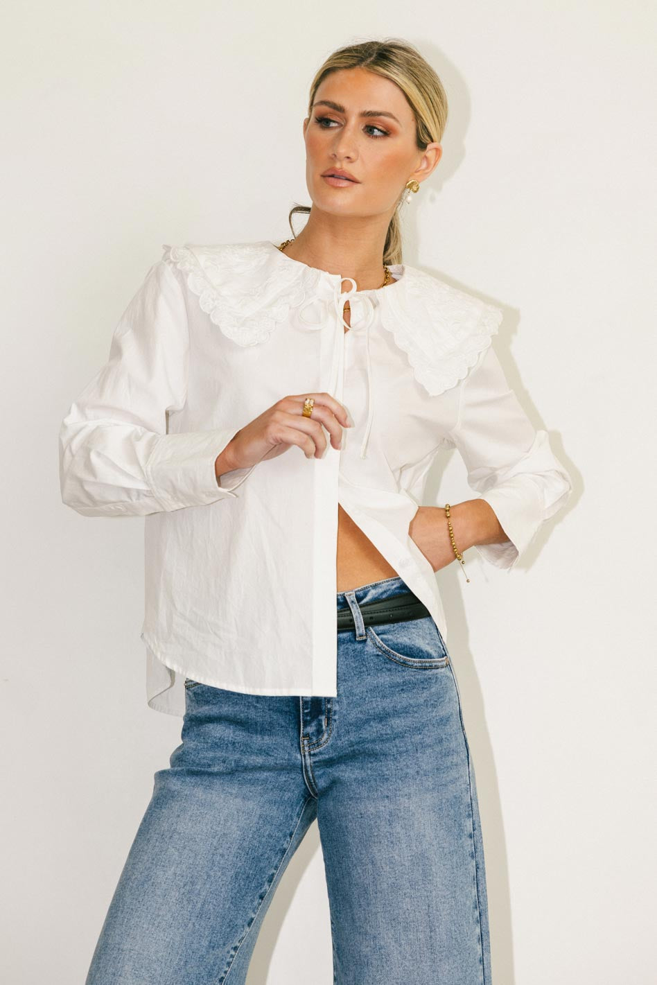 Matea Collared Blouse - FINAL SALE