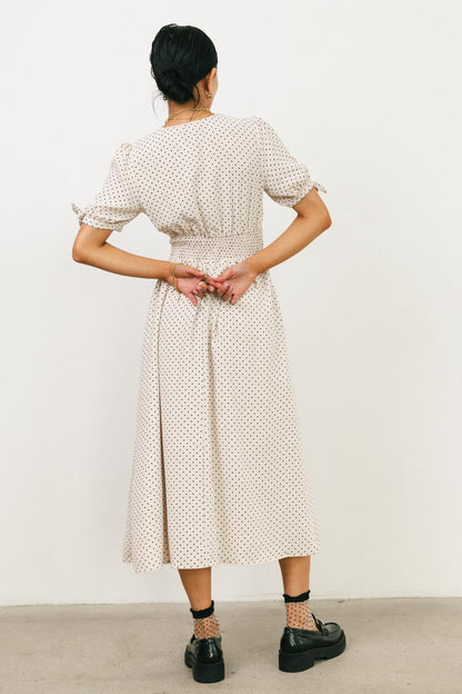 Janae Polka Dot Midi Dress - FINAL SALE