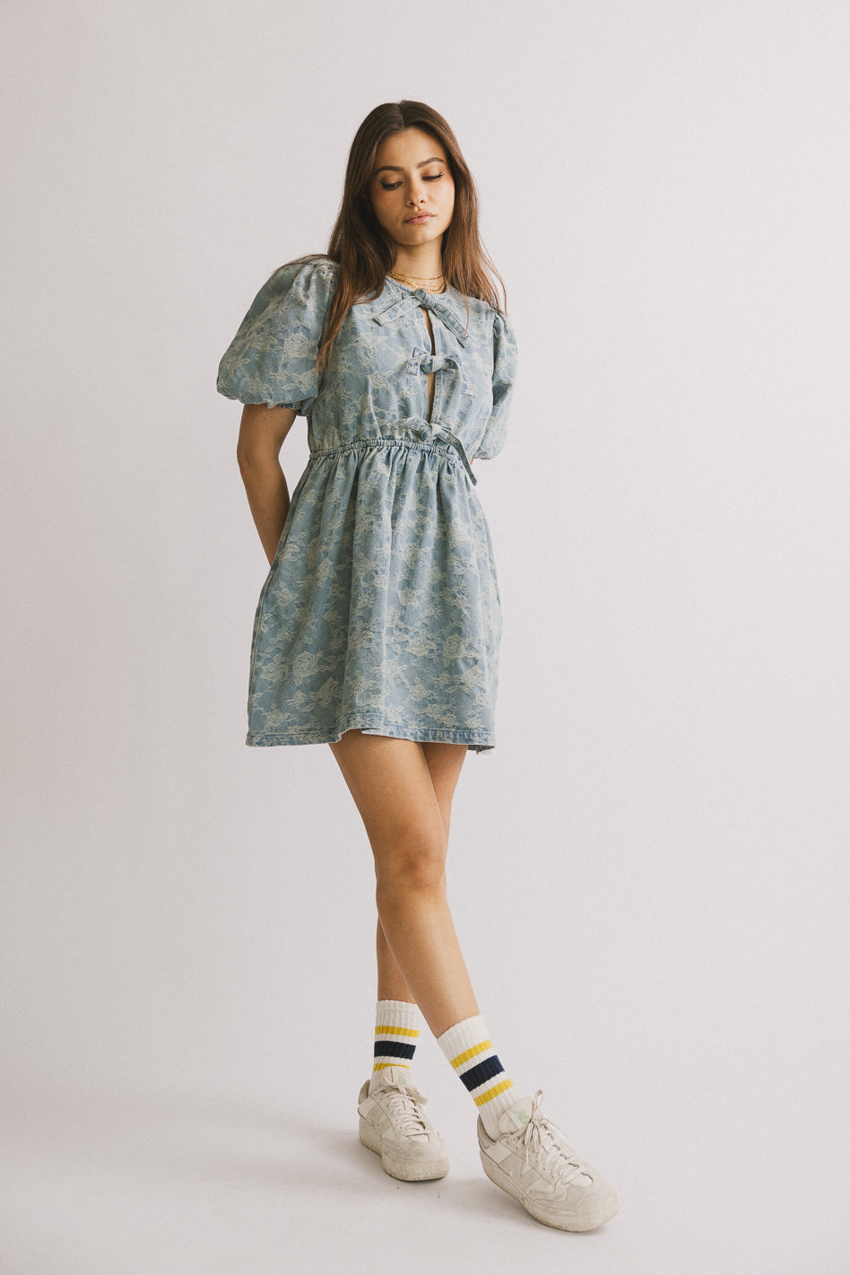 Pony Denim Mini Dress - FINAL SALE