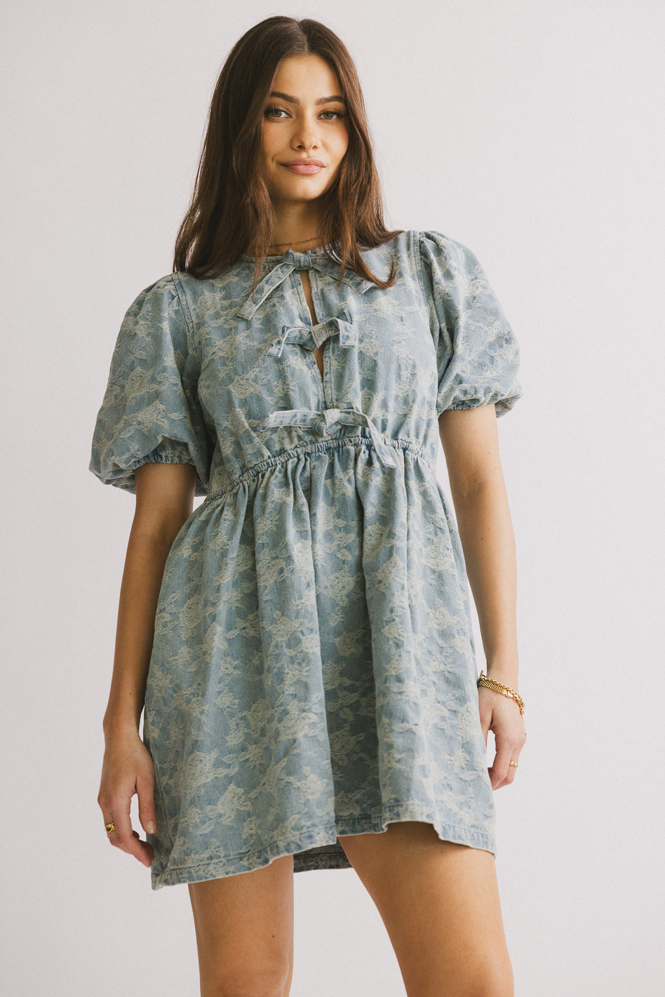 Pony Denim Mini Dress - FINAL SALE