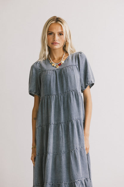 Maribel Denim Midi Dress - FINAL SALE