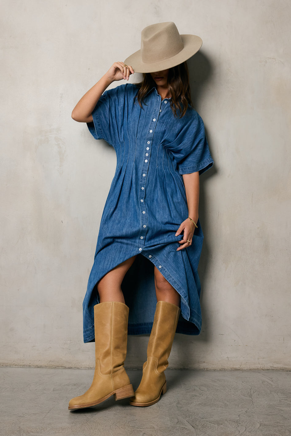 Kolby Button Front Maxi Dress - FINAL SALE