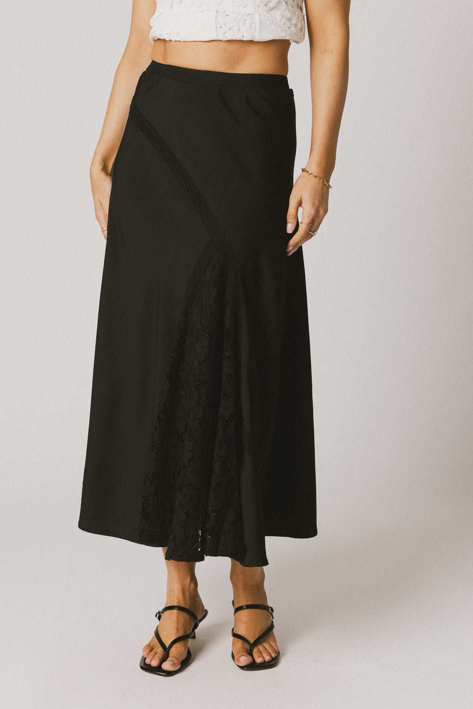 Samantha Maxi Skirt in Black - FINAL SALE
