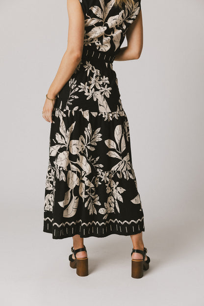 Tikki Abstract Maxi Skirt - FINAL SALE