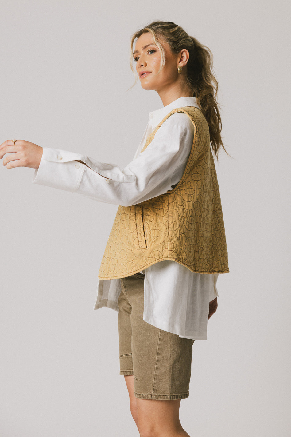 Micki Embroidered Vest - FINAL SALE