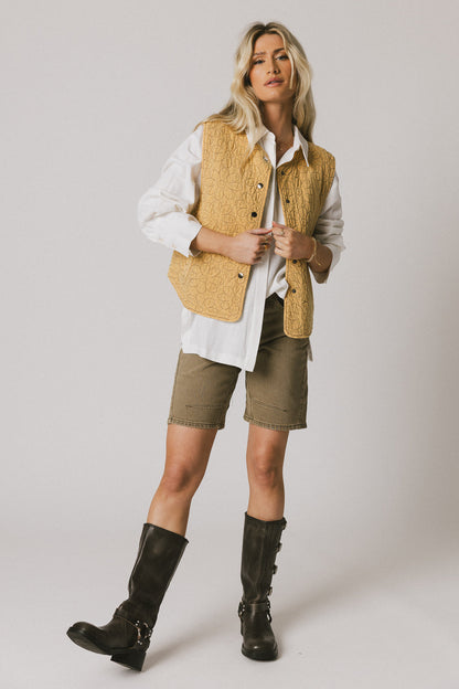 Micki Embroidered Vest - FINAL SALE