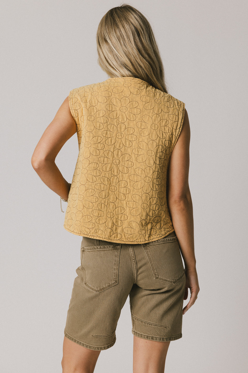 Micki Embroidered Vest - FINAL SALE