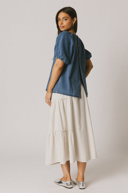 Iverson Denim Top - FINAL SALE