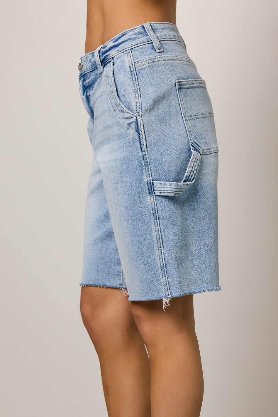 Mika Light Wash Bermuda Shorts - FINAL SALE