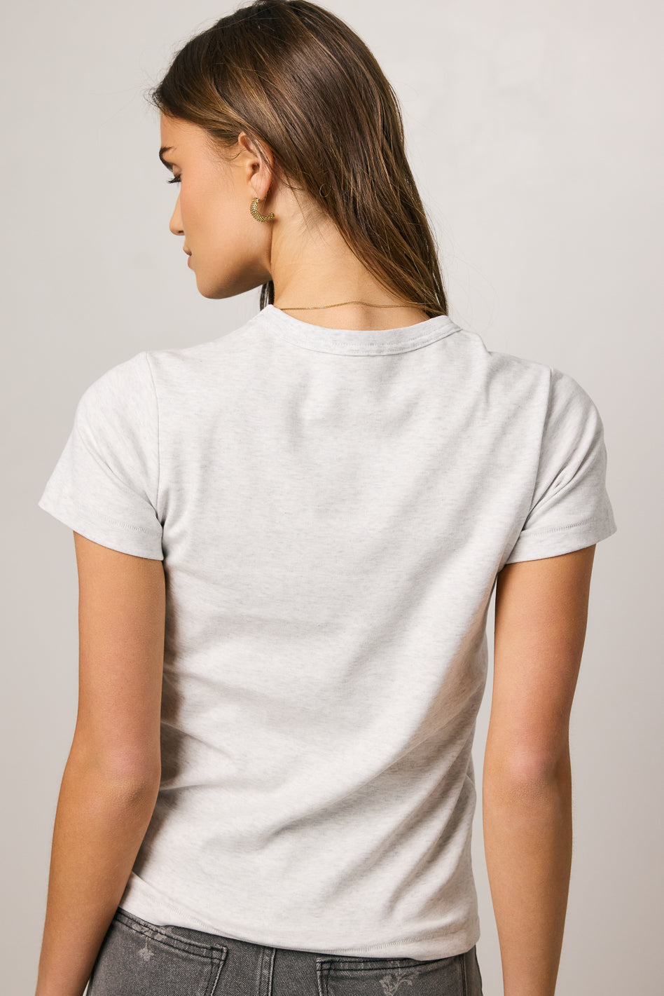 Mckenna T-Shirt in Heather Grey