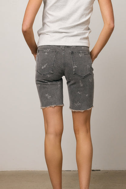Janessa Floral Denim Shorts - FINAL SALE