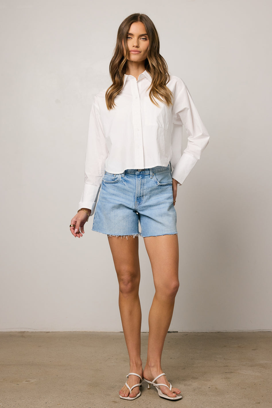 Micha Light Wash Denim Shorts - FINAL SALE