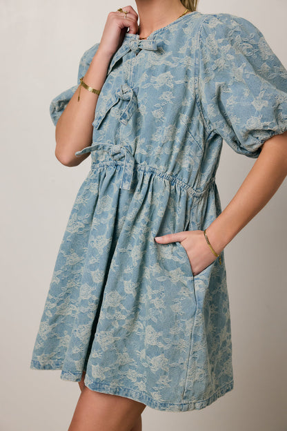 Pony Denim Mini Dress - FINAL SALE