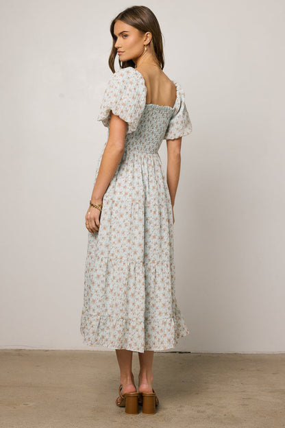 Asha Floral Midi Dress - FINAL SALE