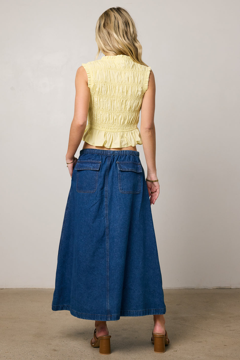 Georgina Smocked Blouse - FINAL SALE