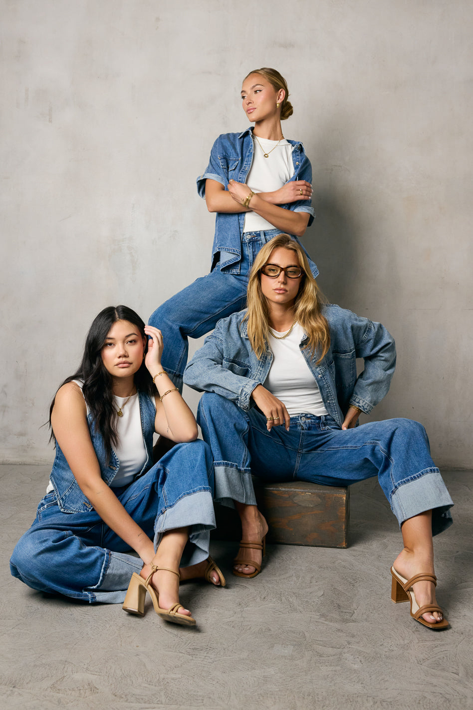 Luca Denim Button Up - FINAL SALE