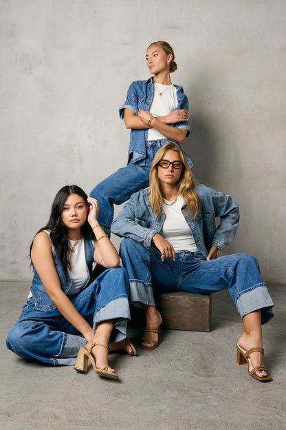 Luca Denim Button Up - FINAL SALE