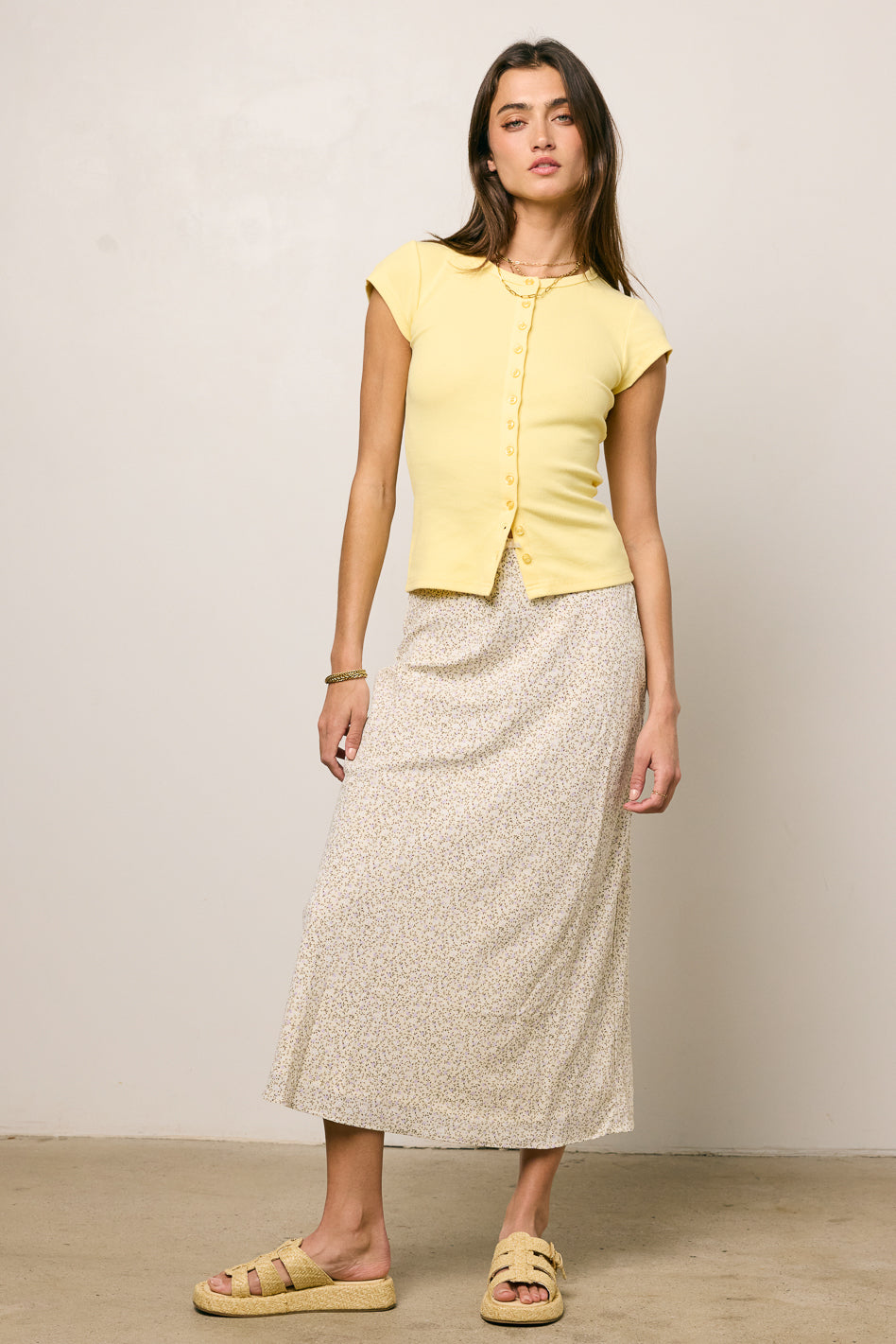 Travie Floral Maxi Skirt - FINAL SALE