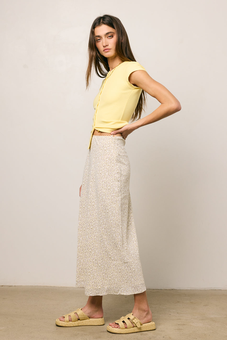 Travie Floral Maxi Skirt - FINAL SALE
