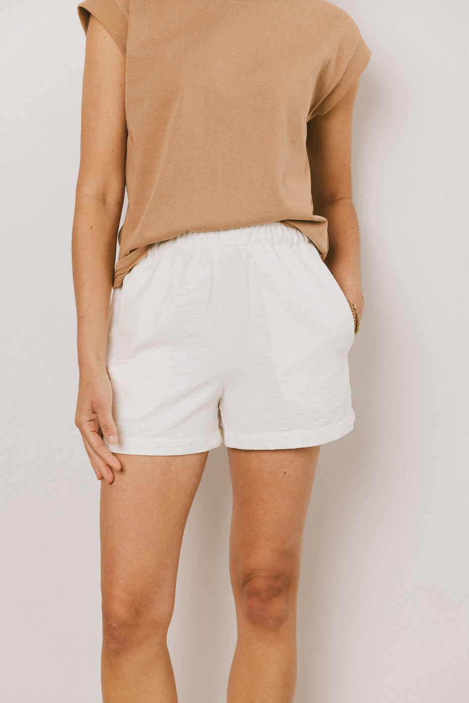 Lena Shorts in Ivory - FINAL SALE