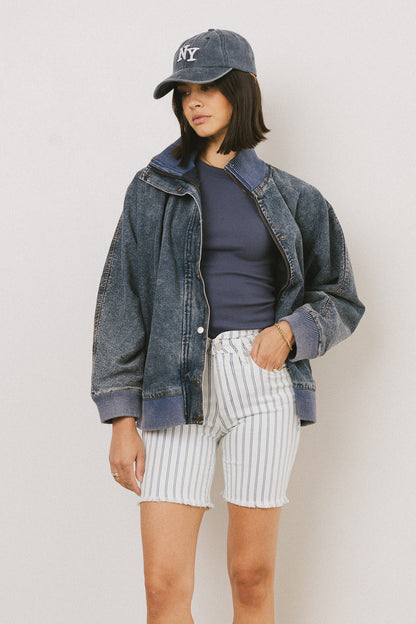 Paige Denim Jacket in Medium Wash - FINAL SALE
