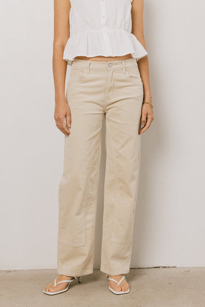 Kaya Corduroy Straight Leg Pants