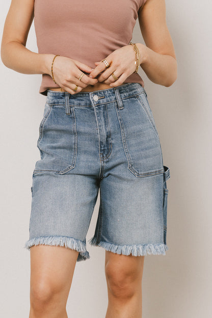 Emmy Frayed Bermuda Shorts - FINAL SALE