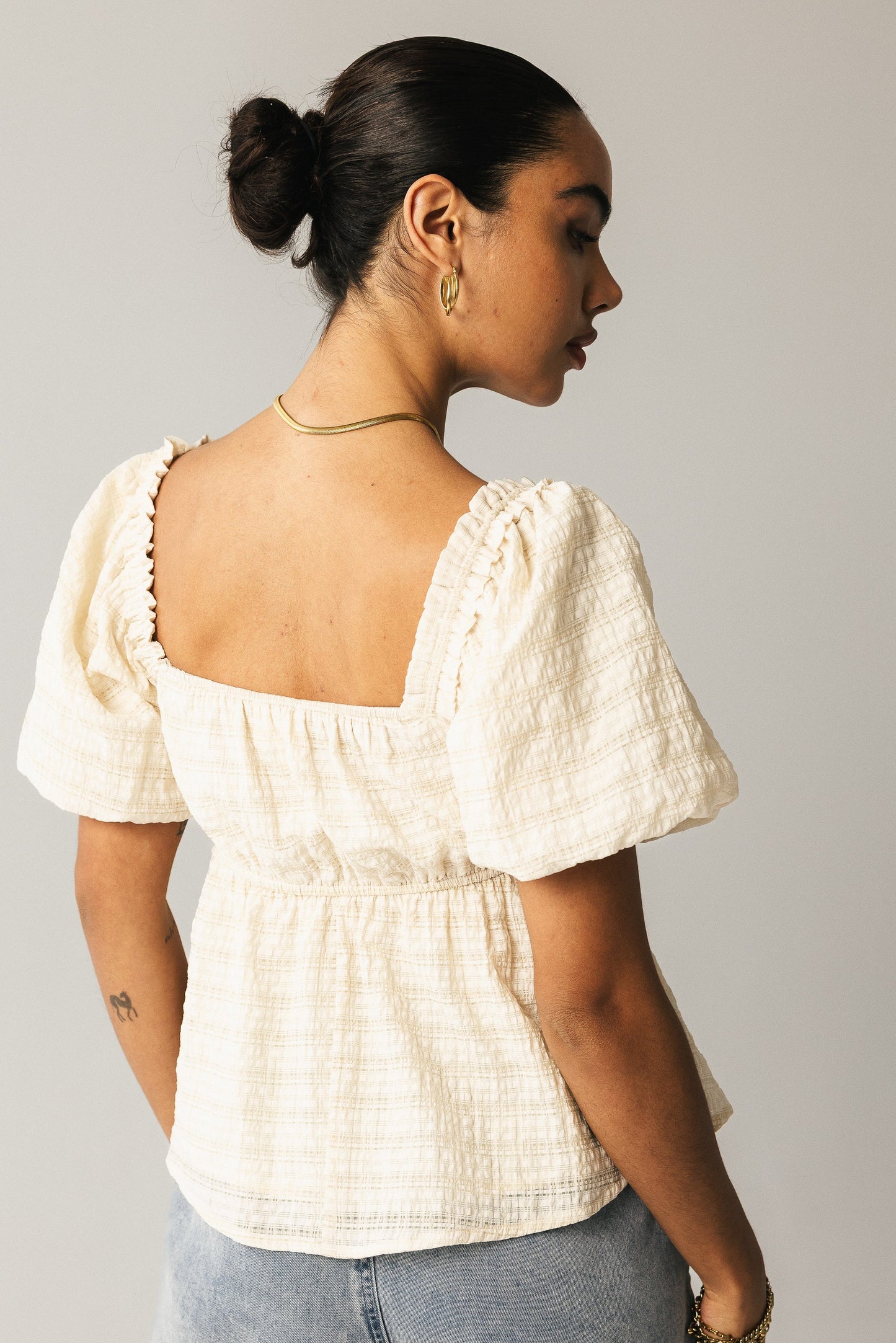 Wilder Blouse in Natural - FINAL SALE