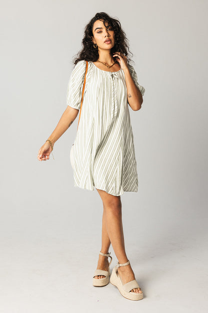 Jenny Striped Babydoll Dress - FINAL SALE