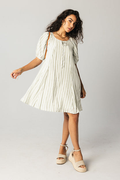 Jenny Striped Babydoll Dress - FINAL SALE