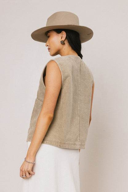 Devon Corduroy Vest - FINAL SALE