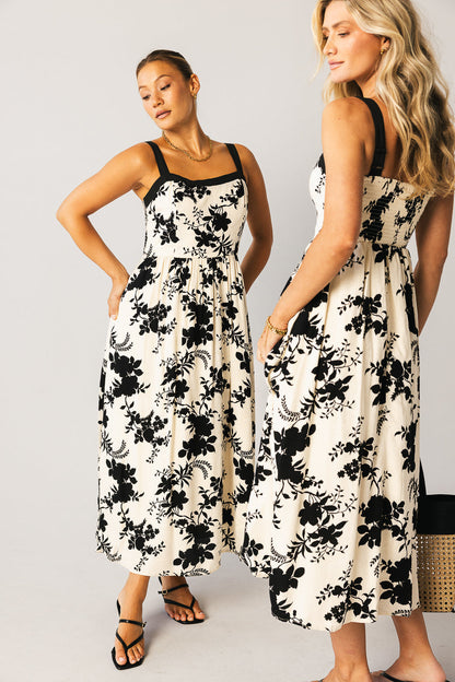 Zora Floral Midi Dress - FINAL SALE