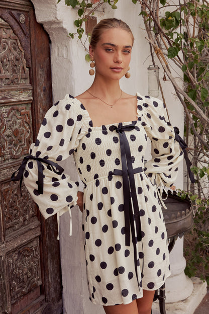 Frances Polka Dot Mini Dress - FINAL SALE