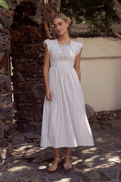 Amani Plaid Maxi Dress - FINAL SALE