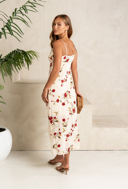 Faith Floral Midi Dress - FINAL SALE