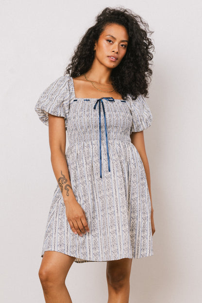 Arlet Smocked Mini Dress - FINAL SALE