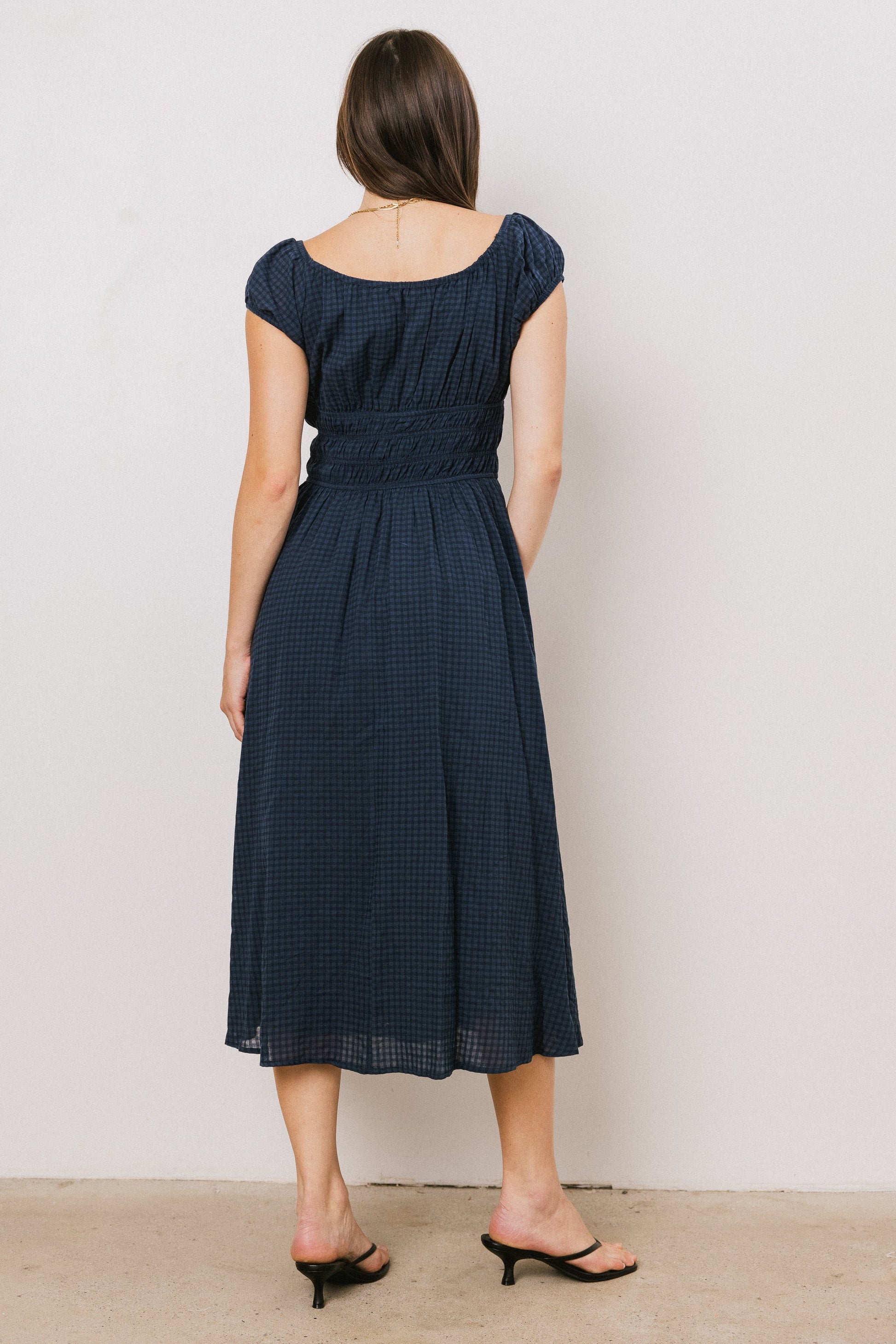 Kimber Plaid Midi Dress - FINAL SALE