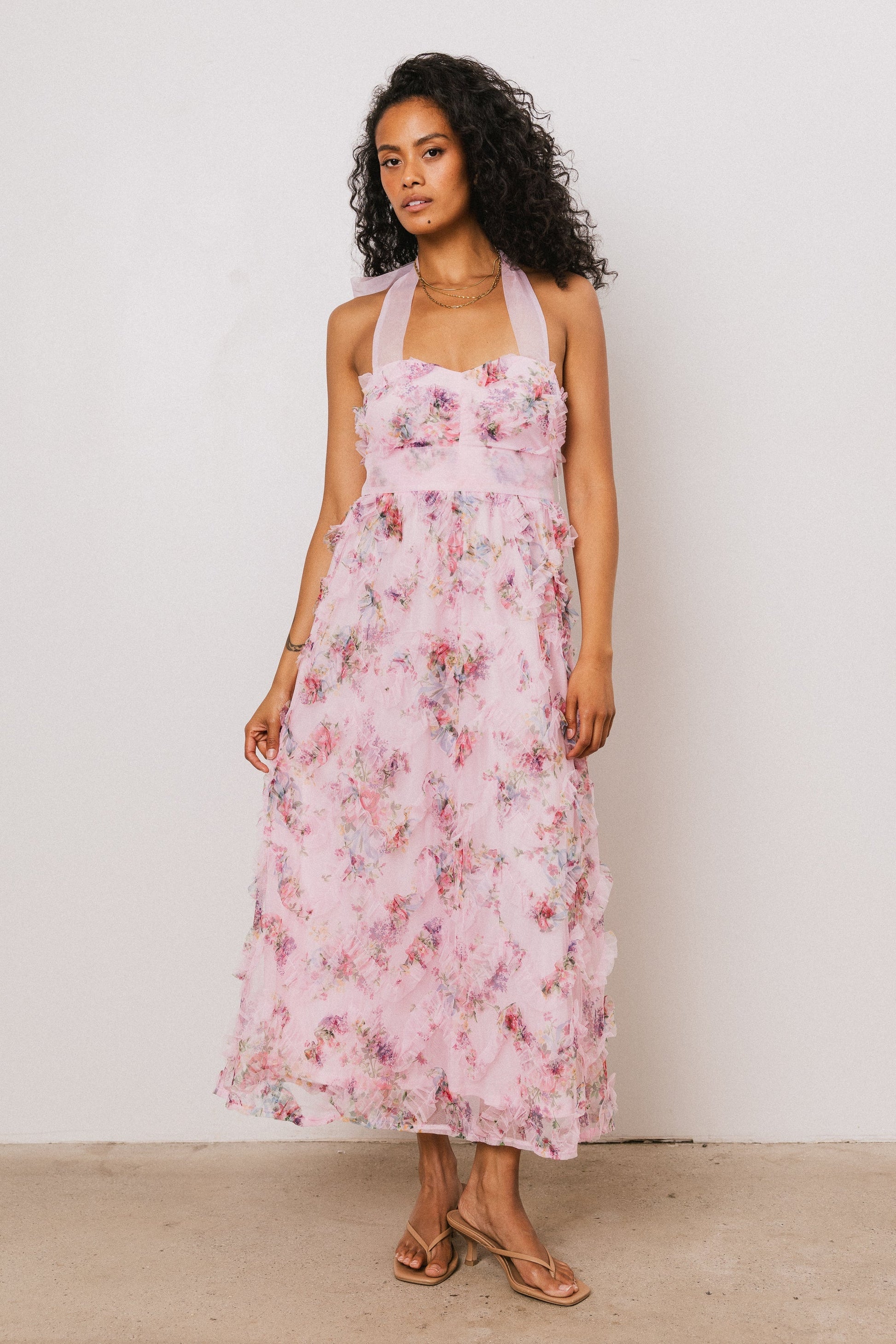 Brynn Ruffle Midi Dress - FINAL SALE